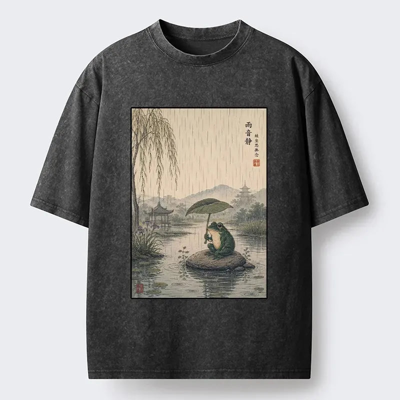 Trendy Frog T-Shirt for Summer Vacation