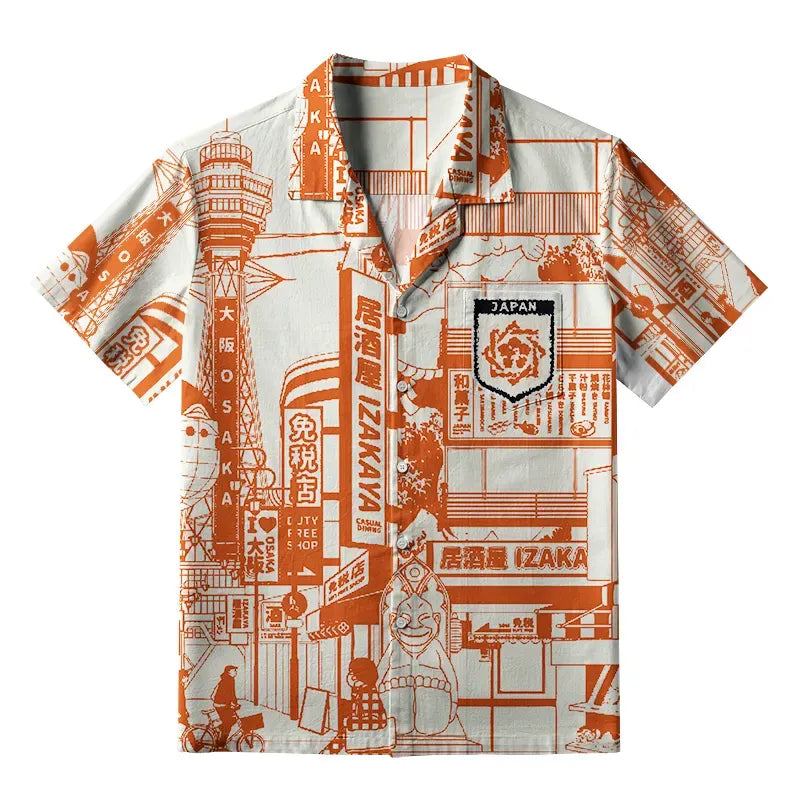 Kyoto-Lion Japanese Izakaya Aloha Hawaiian Shirt