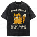 Washed unisex t-shirt with japanese art on sale