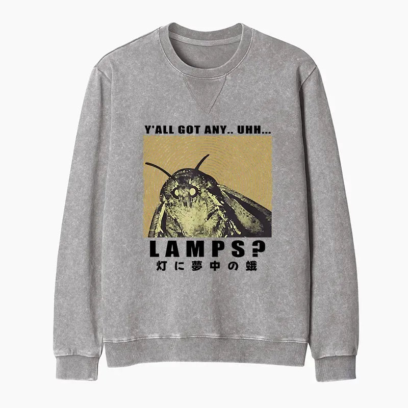 Moth Inspired Vintage Sweatshirt