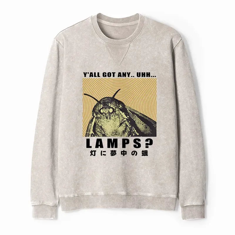 Moth Inspired Vintage Sweatshirt