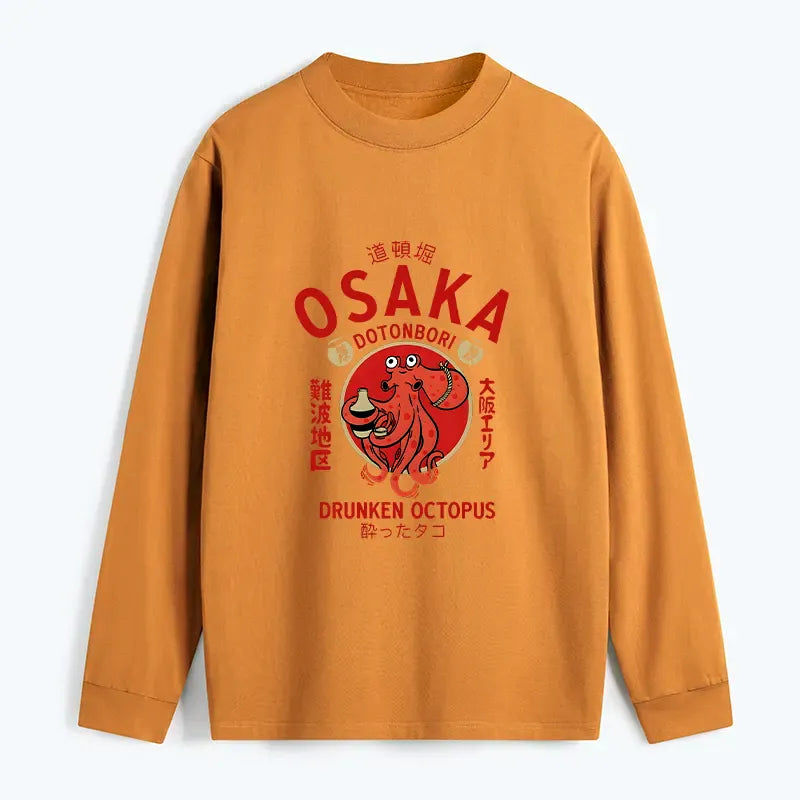 Drunken Octopus Ukiyo-e Tee for Daily Wear