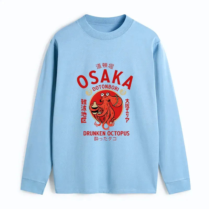 Kyoto-Lion Classic Long Sleeve Tee for Summer