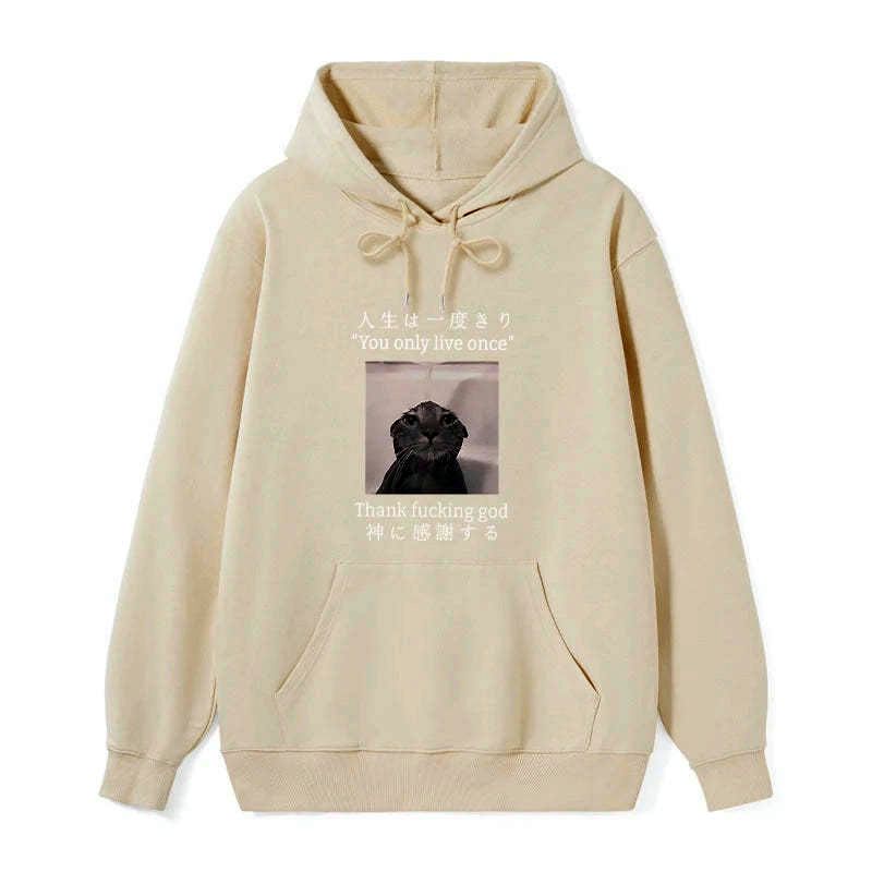 kyoto lion funny cat hoodie