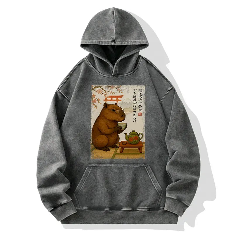 Japanese Capybara Hoodie Gift Idea