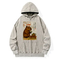 Washed Capybara Hoodie Trendy Style