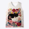 Cat Botanical Tank Top for Gym