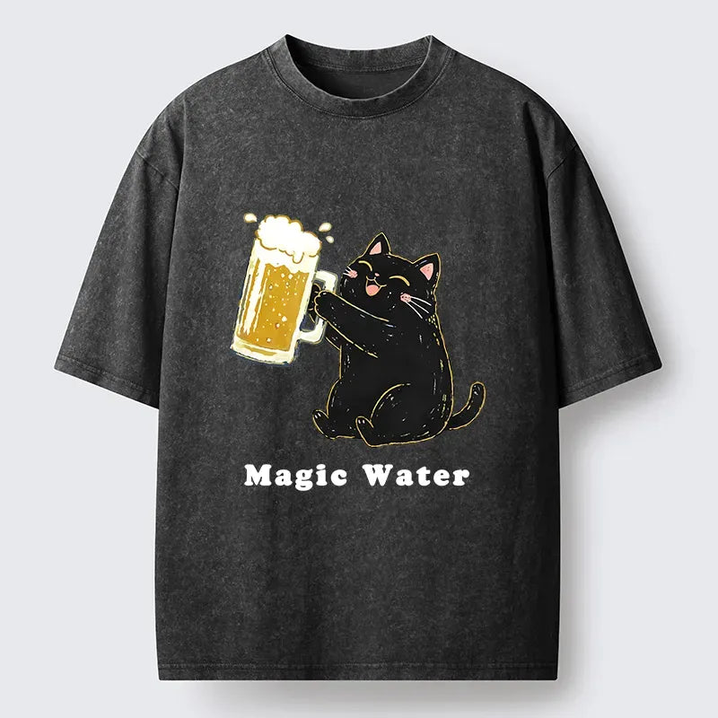 Kyoto-Lion Magic Water Washed T-Shirt