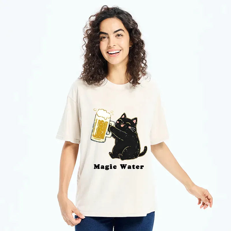 Kyoto-Lion Magic Water Washed T-Shirt