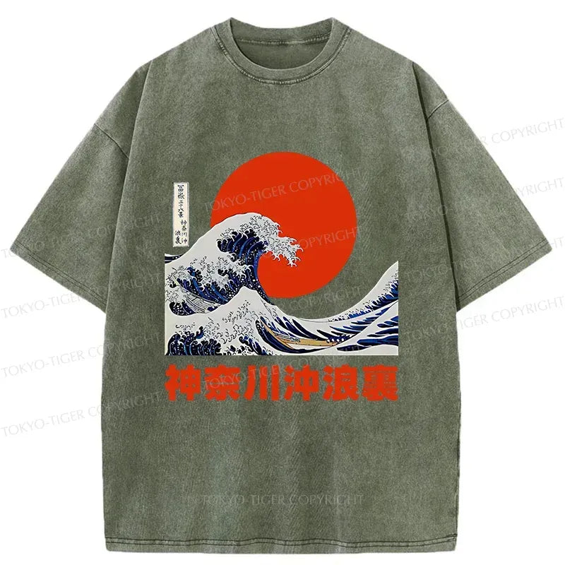 Great Wave Off Kanagawa Vintage Tee Gift for Him