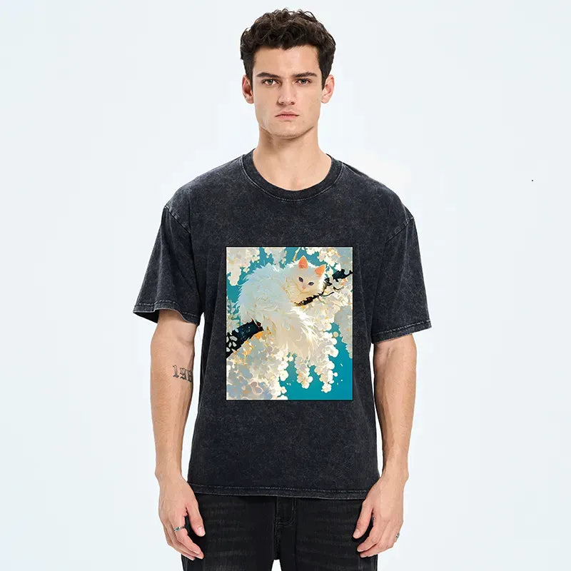 washed unisex cotton t-shirt best seller