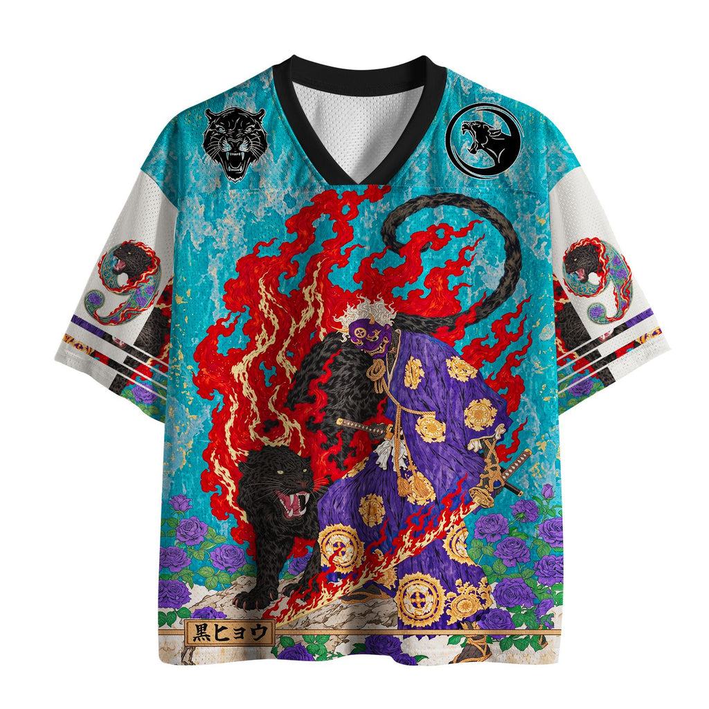 Kyoto-Lion Black Panther And The Cursed Samurai Mesh Jersey