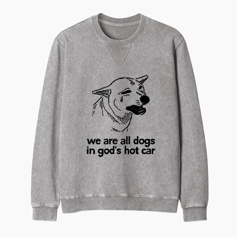 Kyoto-Lion Washed Terry Sweatshirt On Sale