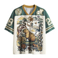 Kyoto-Lion The Tea-Sipping Capybara Mesh Jersey