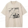 Kyoto-Lion Music Addiction Washed T-Shirt