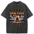 Kyoto-Lion Happy New Year 2025 Washed T-Shirt