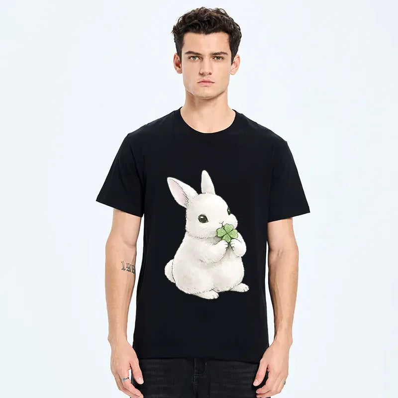 Japanese Lucky Rabbit Graphic T-Shirt