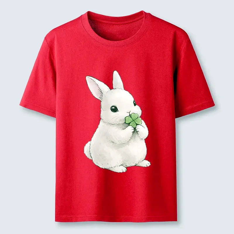 Japanese Lucky Rabbit Graphic T-Shirt