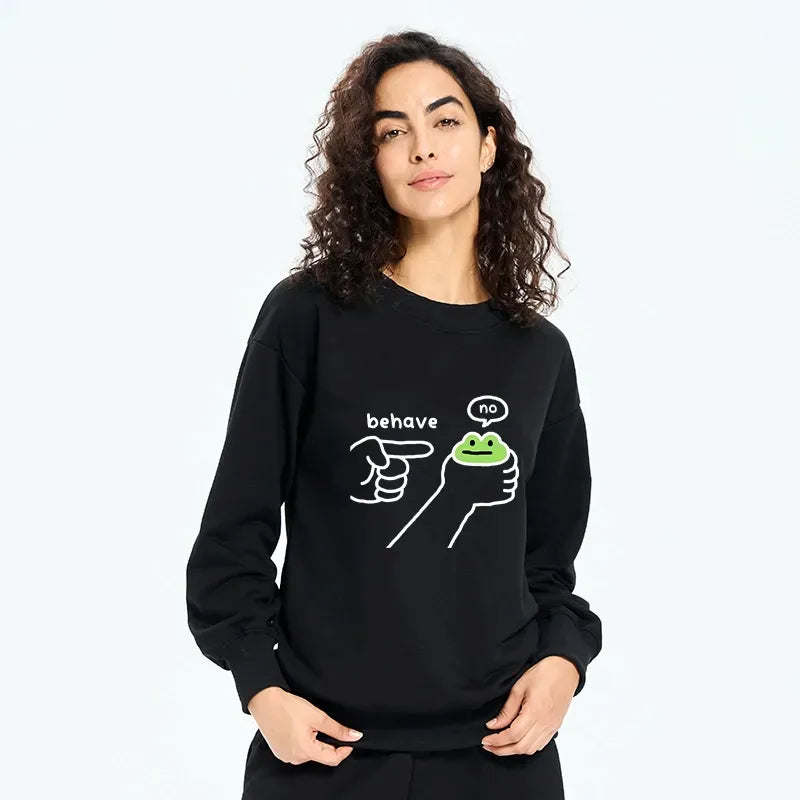 funny japanese frog sweatshirt