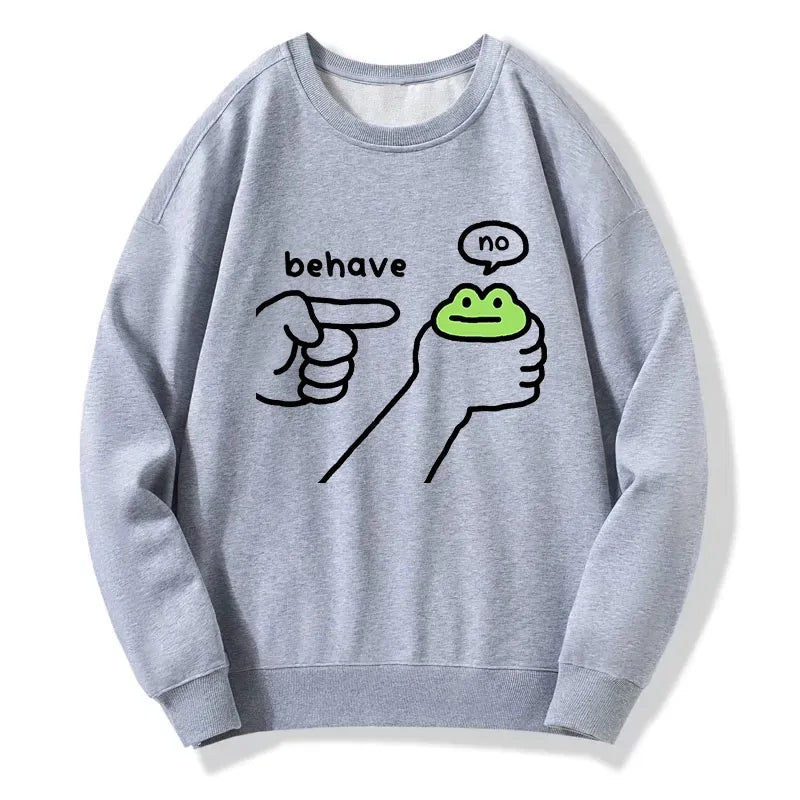 funny japanese frog sweatshirt