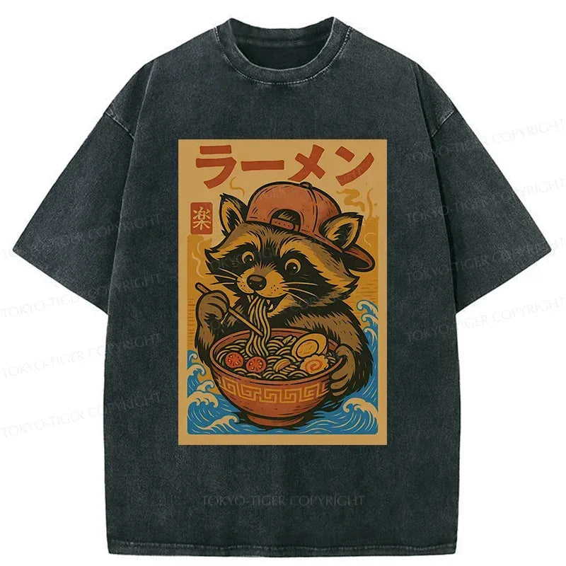 Japanese Vintage Washed Tee for Daily Wear