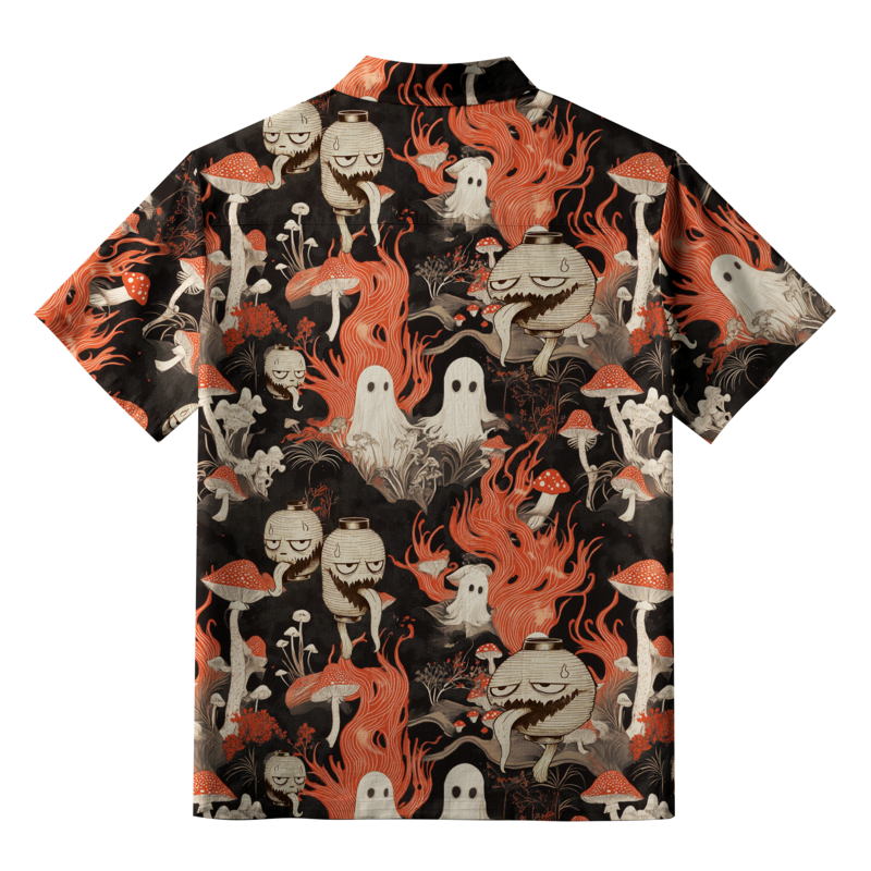Ukiyo-e Japanese Ghost Shirt for Streetwear