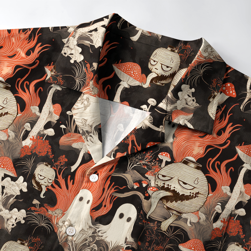 Ukiyo-e Japanese Ghost Shirt for Streetwear