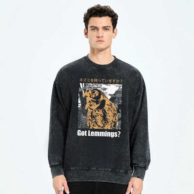kyoto lion sweatshirt for streetwear