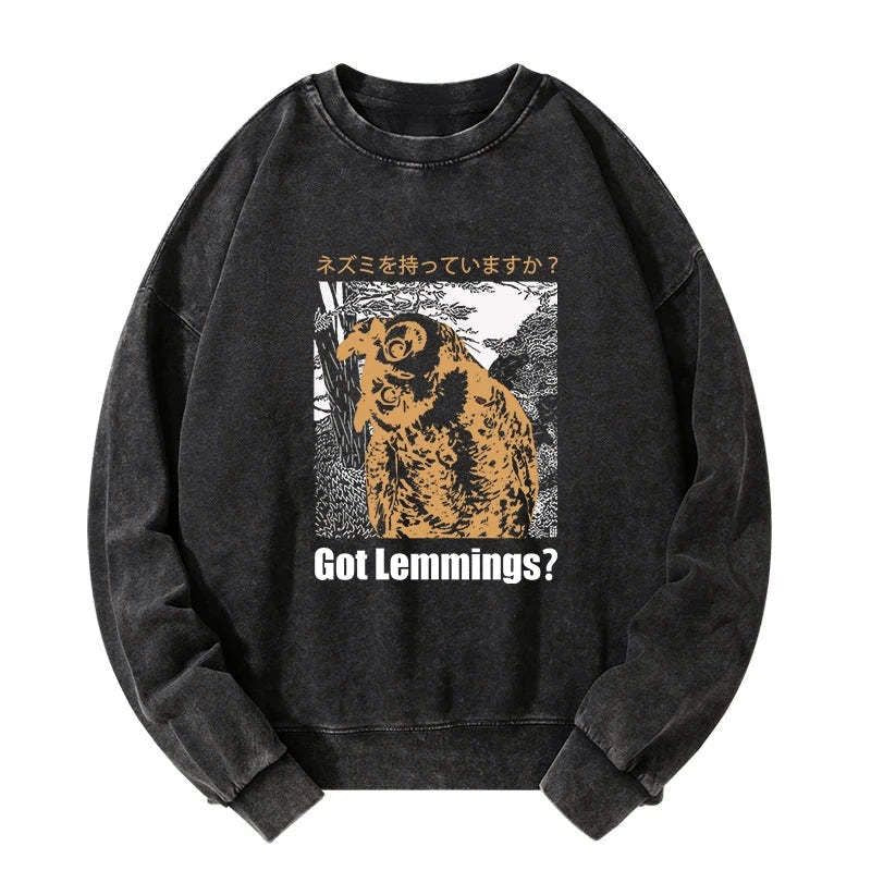 japanese washed sweatshirt for daily wear
