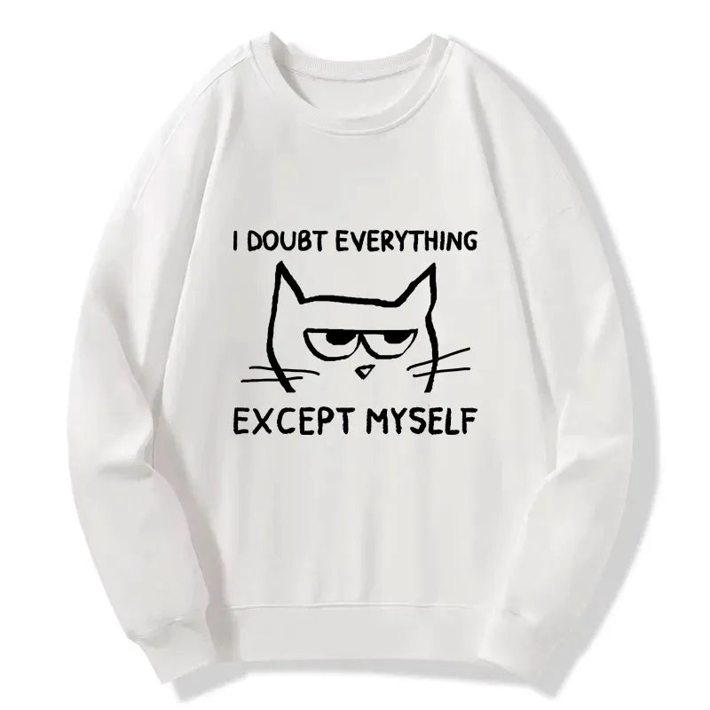 Kyoto-Lion Confident Kitten Classic Sweatshirt