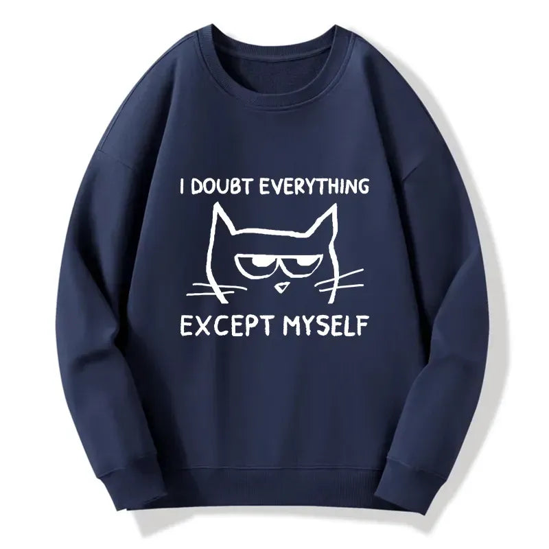 Kyoto-Lion Confident Kitten Classic Sweatshirt