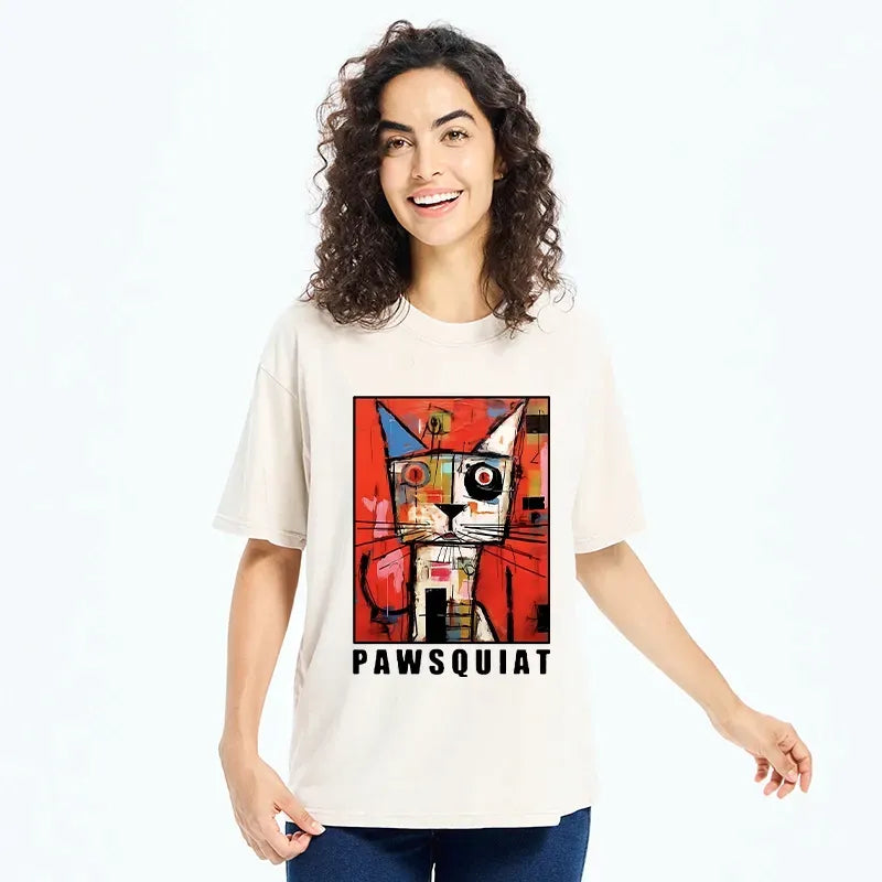 Kyoto Lion abstract cat t-shirt best seller