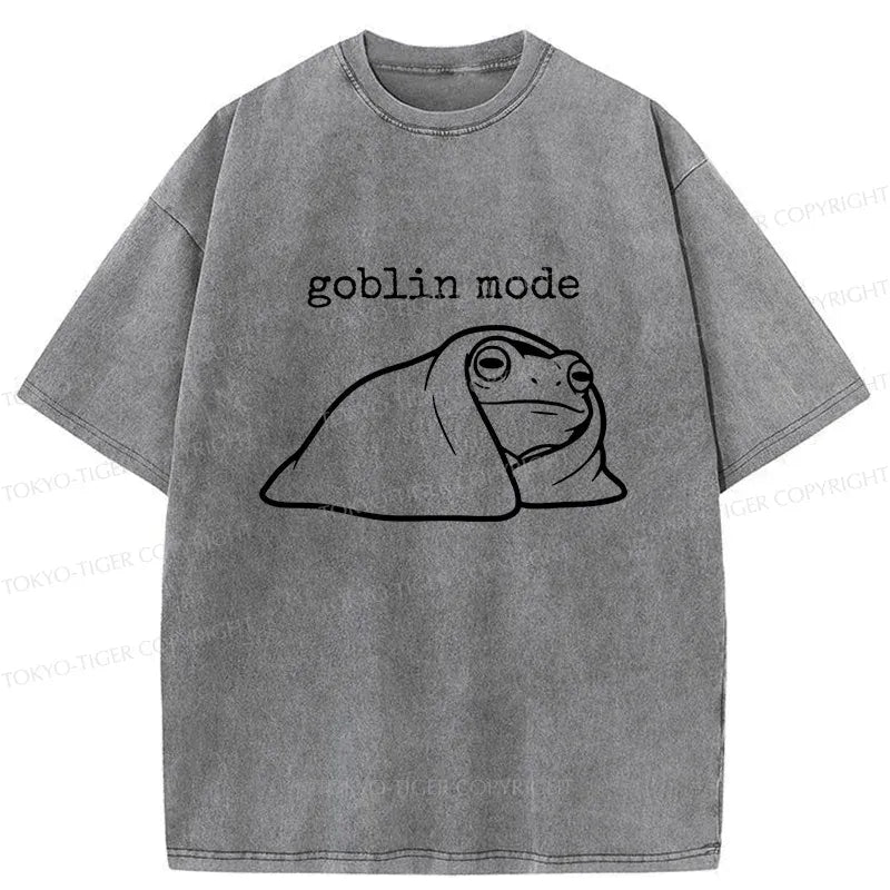Kyoto-Lion Goblin Mode Washed T-Shirt