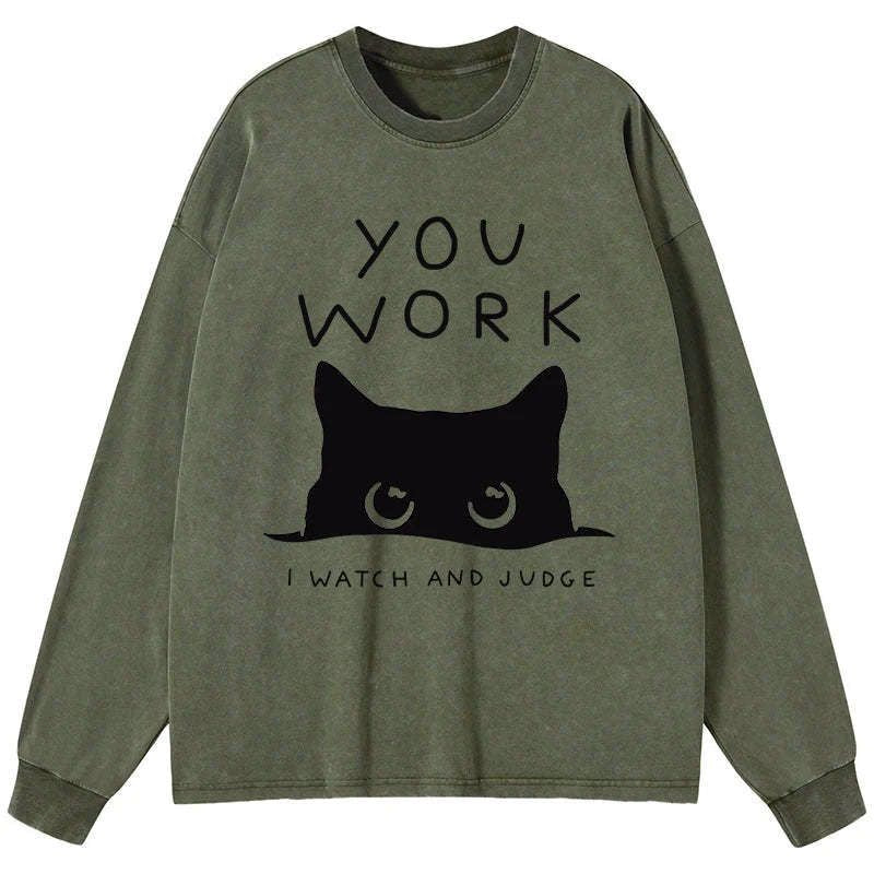 japanese cat long sleeve t-shirt