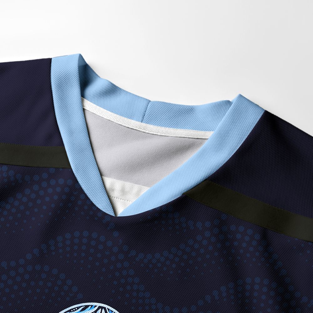 Kyoto-Lion Tribal Octopus Long-Sleeve Hockey Jersey