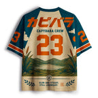 Kyoto-Lion Handsome Capybara Funny Mesh Jersey
