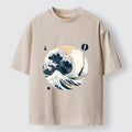 Japanese Ukiyo-e Wave T-Shirt for Summer