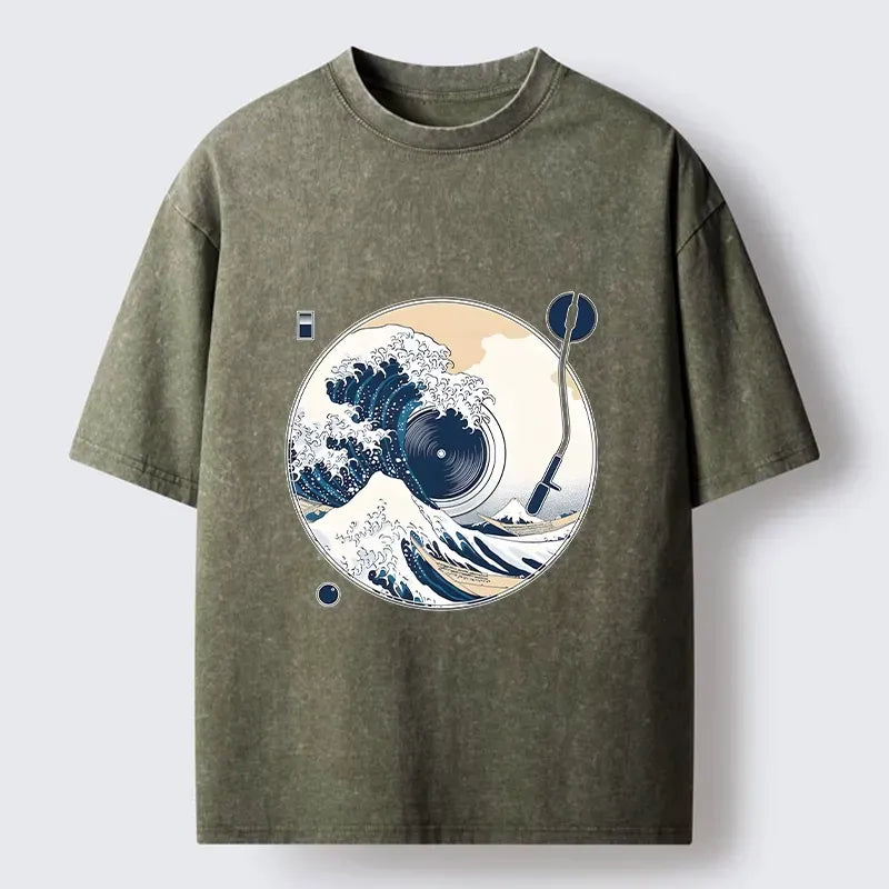 Washed Lion T-Shirt with Free Shipping
