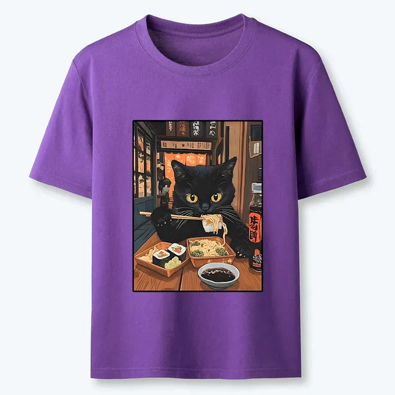 Japanese Kyoto Cat T-Shirt for Men