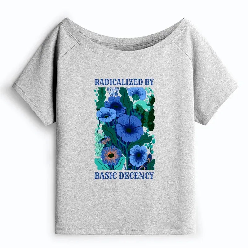 Kyoto-Lion Pure Radicalism Off Shoulder T-Shirt