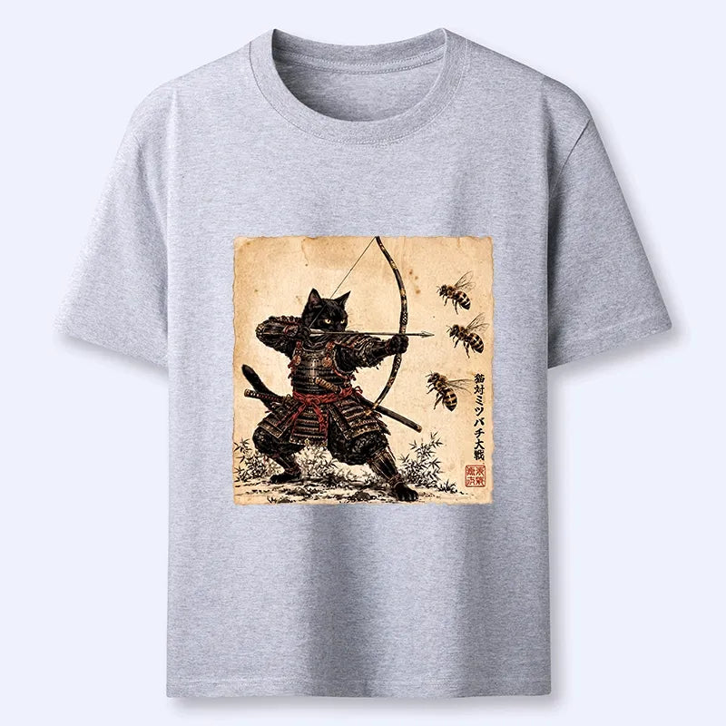 Kyoto-Lion Samurai Cat Hunter Classic T-Shirt