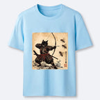 Kyoto-Lion Samurai Cat Hunter Classic T-Shirt