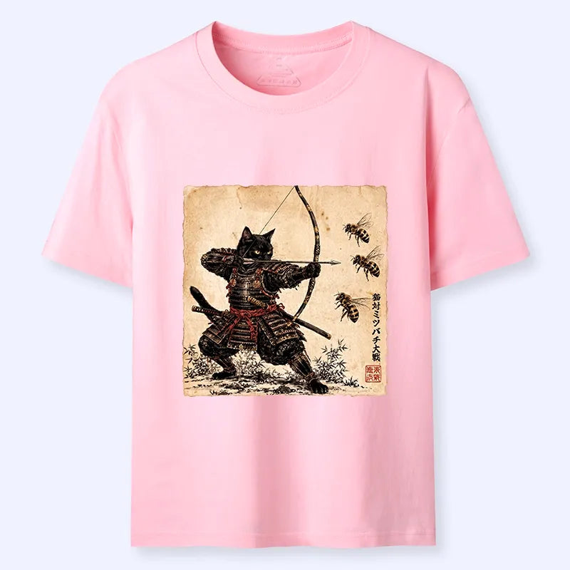 Kyoto-Lion Samurai Cat Hunter Classic T-Shirt