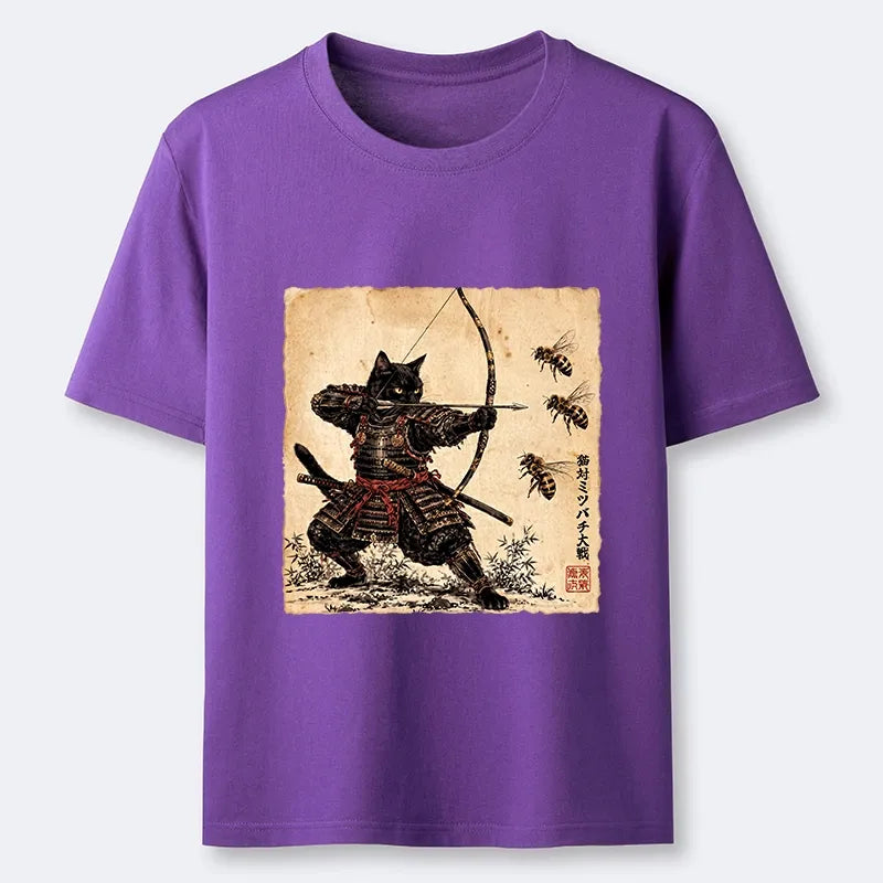Kyoto-Lion Samurai Cat Hunter Classic T-Shirt