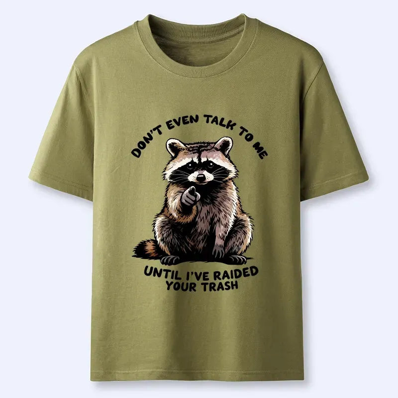 Kyoto-Lion Don't Talk To Me Raccoon Vibe Classic T-Shirt
