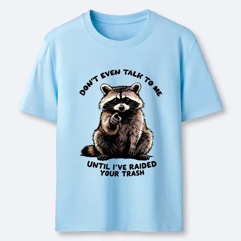 Vintage Kyoto-Lion Raccoon T-Shirt for Summer Vacation