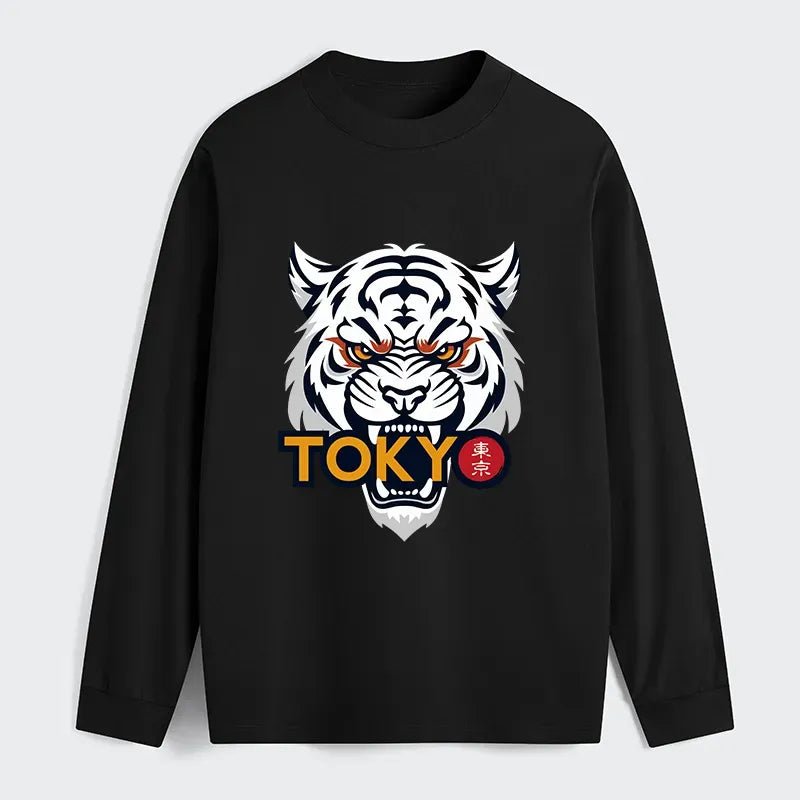 Kyoto Lion Long Sleeve T-Shirt on Sale