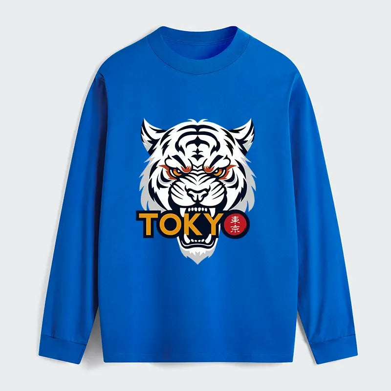 Kyoto Lion Long Sleeve T-Shirt on Sale