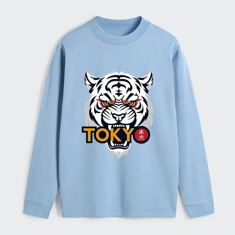 Kyoto Lion Long Sleeve T-Shirt on Sale