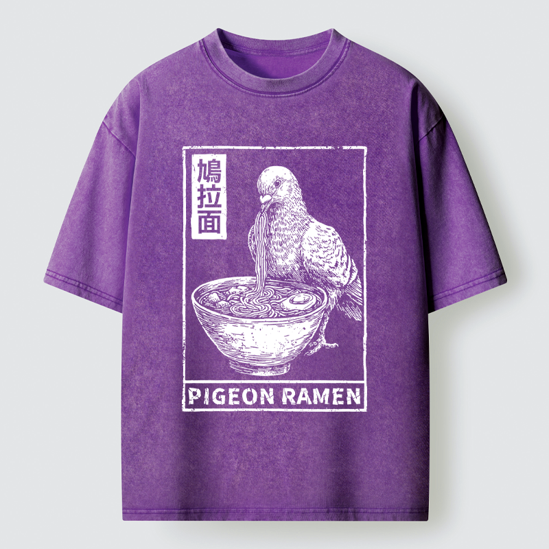 Kyoto-Lion The Ramen Dove Washed T-Shirt